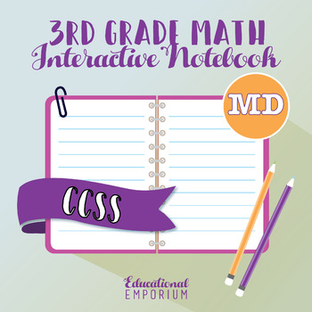 Preview of 3rd Grade Math Interactive Notebook: Measurement & Data Domain: MD