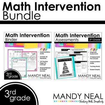 Preview of 3rd Grade Math Intervention Activities and Assessments