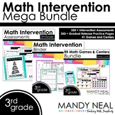 3rd Grade Math Intervention Standards Based Mega Bundle