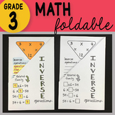 3rd Grade Math Inverse Operations Foldable