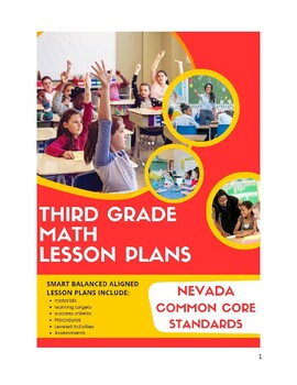 Preview of 3rd Grade Math Lesson Plans - Nevada Common Core