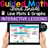 3rd Grade Math Line Plots and Graphs 3.MD.3 3.MD.4 Digital