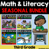 3rd Grade Math & Literacy Bundle {For All Seasons} | Dista