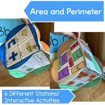 Preview of 3rd Grade Math│ Measuring Area and Perimeter│Worksheet - Activity - Project
