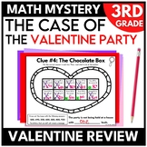 3rd Grade Math Mystery | Valentine's Day Math Review | Det