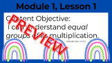 3rd Grade Math Next Generation Math Module 1 Objectives