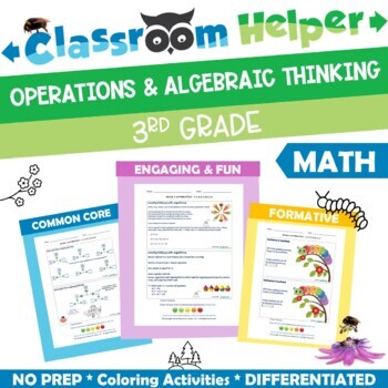 Preview of 3rd Grade Math Operations and Algebraic Thinking