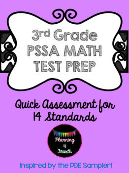 3rd Grade Math PSSA Test Prep by The Cozy Crafty Classroom | TpT