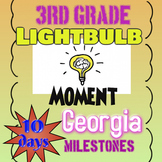 3rd Grade Math Georgia Milestones Printable DISTANCE LEARNING / TEST PREP PACKET