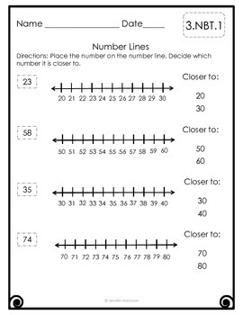 3rd Grade Math Worksheets - Freebie {Common Core Aligned ...