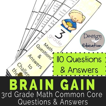 Preview of Engaging 3rd Grade Math Challenges for Brain Boosting