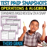 3rd Grade Math Test Prep Snapshots Operations and Algebra 