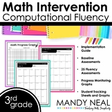 3rd Grade Math RTI Computational Fluency Progress Monitoring