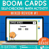 3rd Grade Math Spiral Review #1 Boom Cards | End of Year T