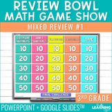 3rd Grade Math Spiral Review #1 Game Show | End of Year Te