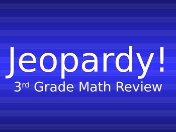 Preview of 3rd Grade Math Review