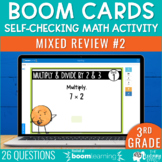 3rd Grade Math Spiral Review #2 Boom Cards | End of Year T