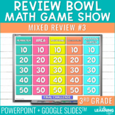 3rd Grade Math Spiral Review #3 Game Show | End of Year Te