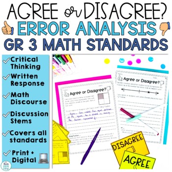 Preview of 3rd Grade Math Review Packets Worksheets Test Prep End of the Year Review