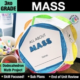 3rd Grade Math Review Craft - Measuring Mass (Grams & Kilo