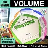 3rd Grade Math Review Craft - Measuring Volume a Dodecahed