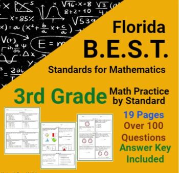 Preview of 3rd Grade Math Review; Florida B.E.S.T. Standards; Review of All Standards!
