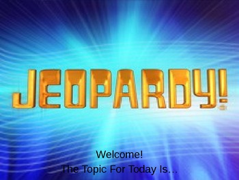 3rd Grade Math Review Jeopardy Game by Elementary Classroom Treasures
