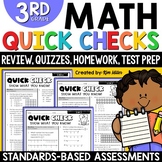 3rd Grade Math Review Worksheets Assessments Homework Morn