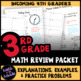 #overtherainbow 3rd Grade Math Review Packet - Math Test Prep Packet