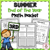 3rd Grade Math Review | End of Year Math Summer Activities Packet
