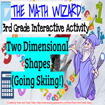 Preview of 3rd Grade Math Review Practice Activity Dimensional Shapes
