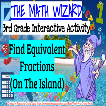 Preview of 3rd Grade Math Review Practice Activity Find Equivalent Fractions