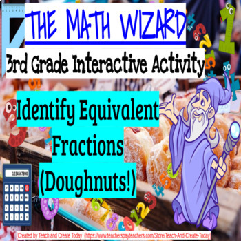 Preview of 3rd Grade Math Review Practice Activity  Identify Equivalent Fractions
