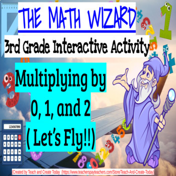 Preview of 3rd Grade Math Review Practice Activity Multiplying by 0 1 and 2