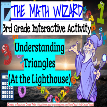 Preview of 3rd Grade Math Review Practice Activity Understanding Triangles