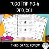 3rd Grade Math Review Project Road Trip Theme