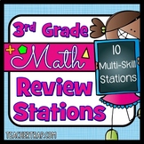 3rd Grade Math Review Stations