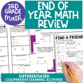 3rd Grade Math Review for End of the Year Last Week of Sch