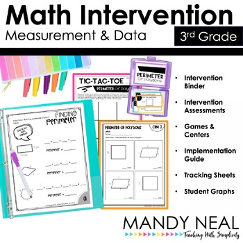 Preview of 3rd Grade Math RtI Assessments & Intervention Binder for MD Bundle