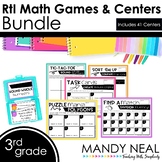 3rd Grade Math RtI Intervention Games and Centers