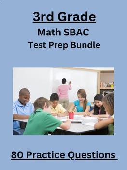 Preview of SBAC Test Prep Bundle-Math (3rd Grade)
