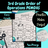 3rd Grade Math STAAR Test Prep Review Resources Order of O