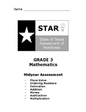 3rd Grade Math STAAR Practice Test Midyear Assessment