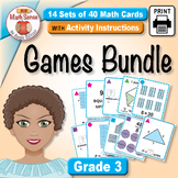 3rd Grade Math Sense 14 Games & Activities Bundle for SPED