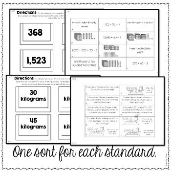 math sorts 3rd grade math activities by jennifer findley tpt