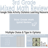 3rd Grade Math Spiral Review: Distance Learning Online Practice