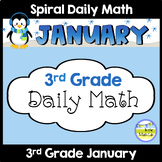 3rd Grade Daily Math Spiral Review JANUARY Morning Work or