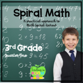 3rd Grade Math Spiral Review -- Quarter ONE