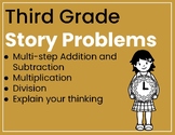 3rd Grade Math Story Problems: multi-step, multiplication,