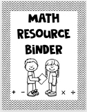 3rd Grade Math Student Resource Packet